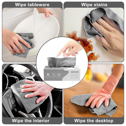Thickened Magic Wipe Home Kitchen Car Multi-Functional Cleaning Rag (18 Pc)