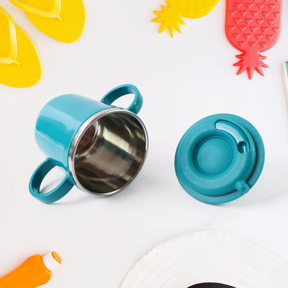 Supermom Kids Sporty Sipper Mug with Straw and Dual Handles Approx 300ml (1 Pc)