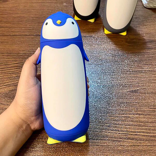 Penguin Water Bottle Penguin (Cartoon) Funny Travel Mug Insulated, Inner glass Vacuum Water Bottle