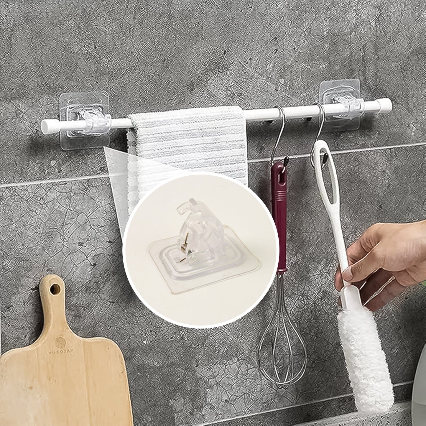 Grip Secure Wall Clip