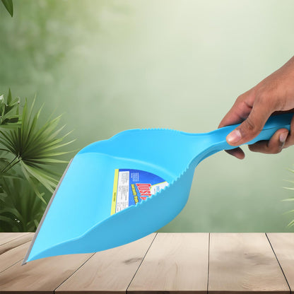 Heavy Plastic Dustpan with Handle, Supdi (1 Pc)