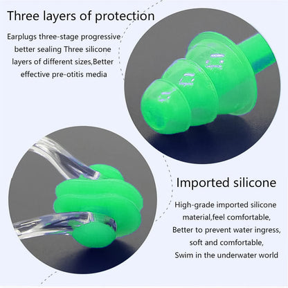 Earplugs & Nose Clip Combo