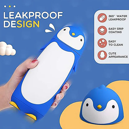 Penguin Water Bottle Penguin (Cartoon) Funny Travel Mug Insulated, Inner glass Vacuum Water Bottle