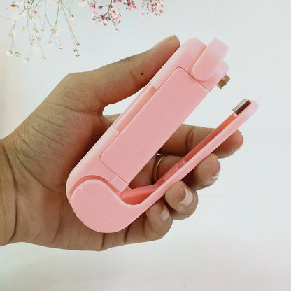 Mini Plastic Bag Sealer – Portable Heat Sealing Machine (Battery Operated / 1 Pc)