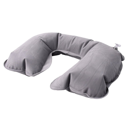Inflatable & Foldable, Pillow U Shape Air Cushion Travel Pillow (1 Pc / Mix Color)