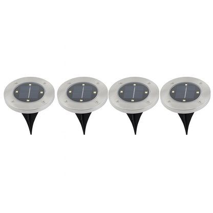 Solar Powered LED Garden Lights (4 Pc)