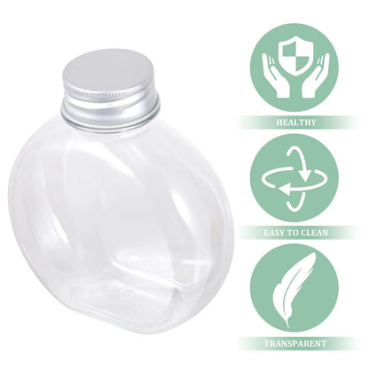 Multipurpose Transparent Round Clear Plastic Container (1 Pc)