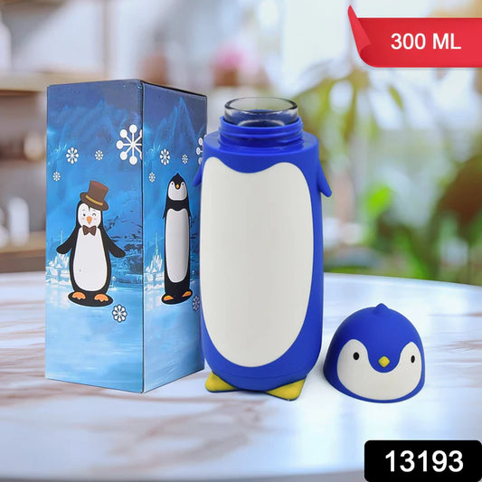 Penguin Water Bottle Penguin (Cartoon) Funny Travel Mug Insulated, Inner glass Vacuum Water Bottle