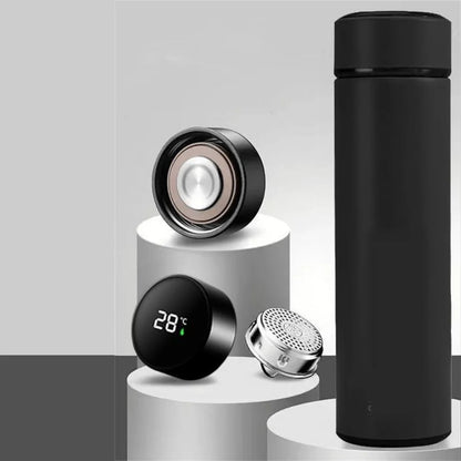 Vacuum Insulated Water Bottle with LED Temperature Display