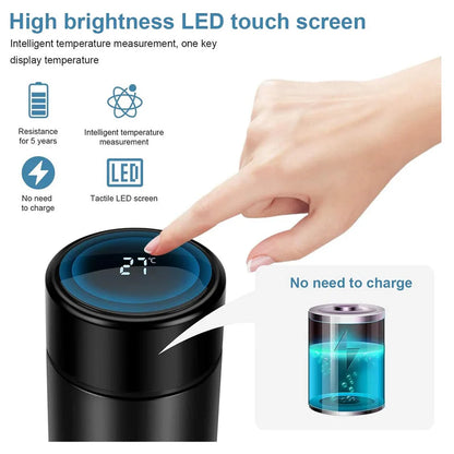 Vacuum Insulated Water Bottle with LED Temperature Display