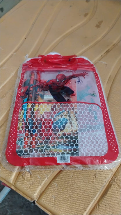 Stationery Kit for Kids - Stationery Set (6 Pcs Set / Mix Design)