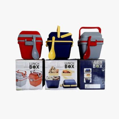 2144_travelling_lunch_box  Airtight Lunch Box with Handle & Push Lock