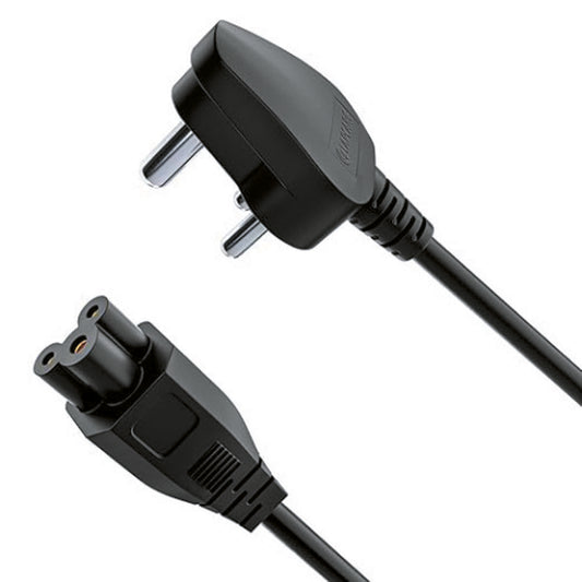 Portronics Konnect G3 350W Laptop Power Cable, 3 Pin Type Connector,  1.2 M Length (Black) (POR  2104)