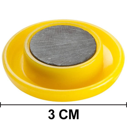 Durable Magnetic Button Set for Kids’ Experiments (10 Pc, Round Shape)