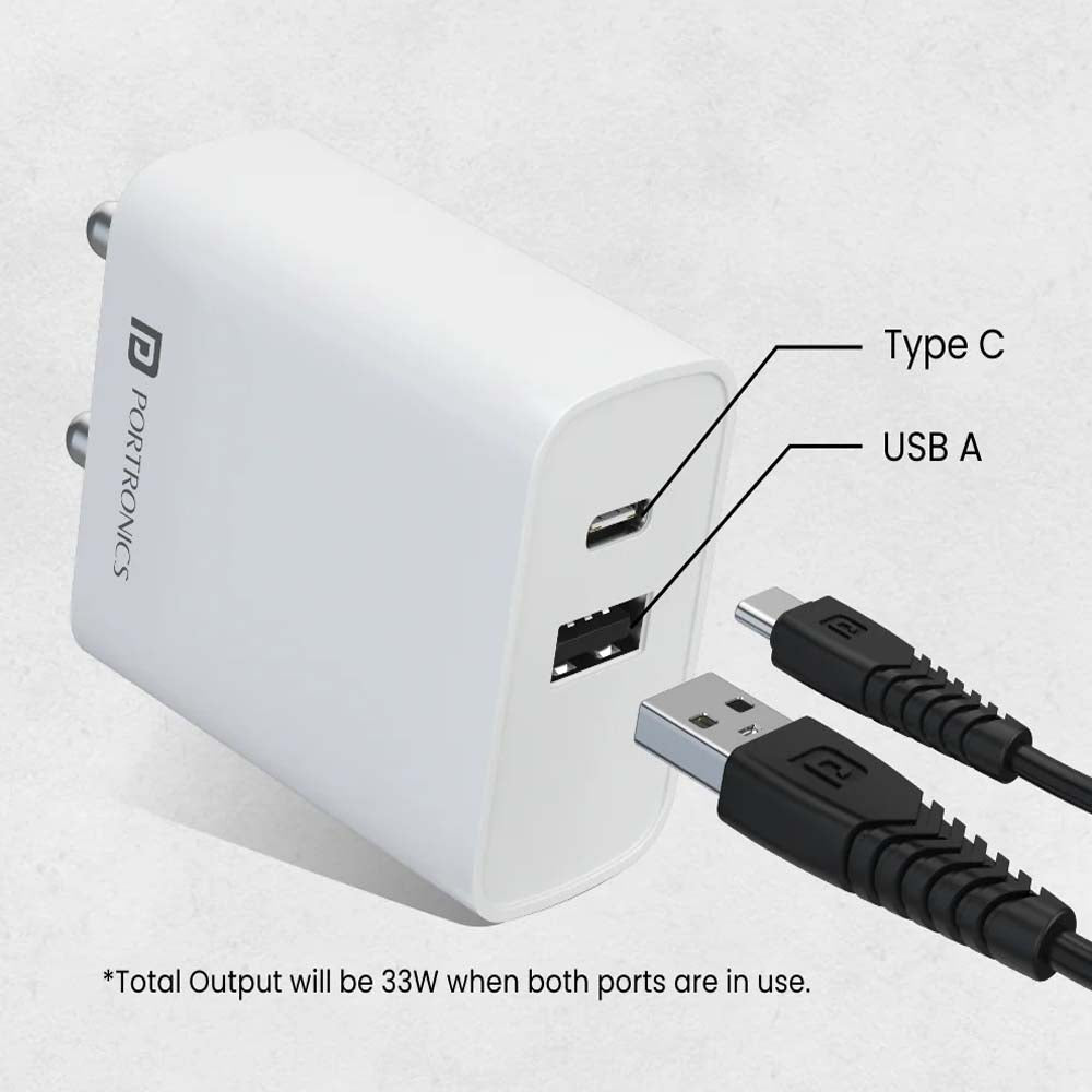 Adapto 70 - Dual Port | Wide Compatibility | PPS Safe | Charge Laptop