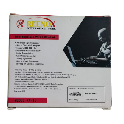 Reenox RN - 15  USB Wi-fi + Bluetooth