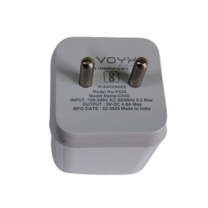 Voyx 24W Charger CH 40 Fast Charger