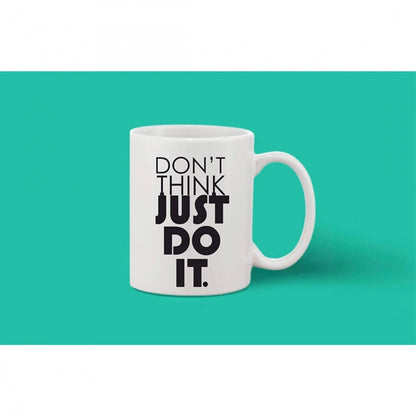 Generic Printed Ceramic Coffee Mug - 1 Pieces, White, 11oz