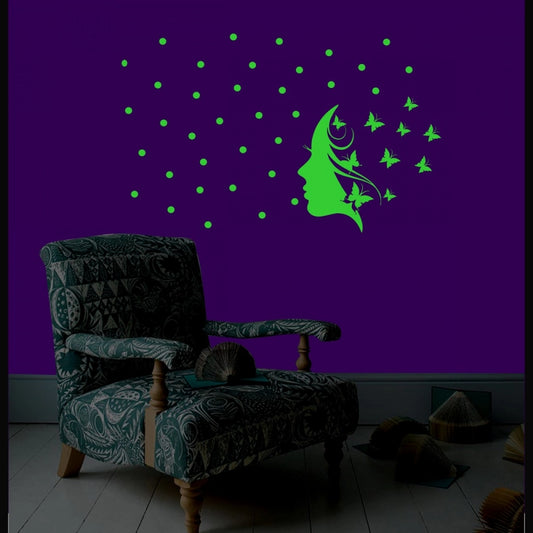Generic Green Radium Sticker Wall Sticker