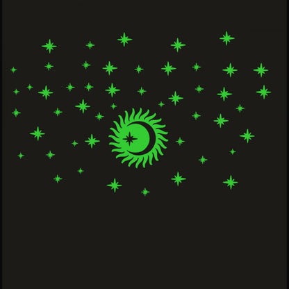 Generic Green Decorative Radium Wall Sticker