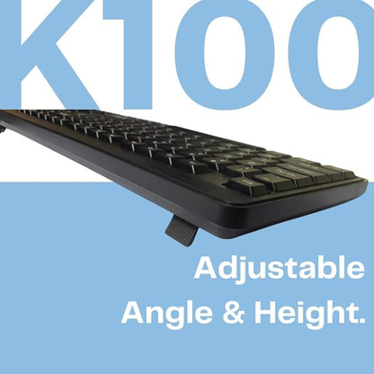 HP K100 Wired Keyboard Plug & Play Setup, LED Indicators