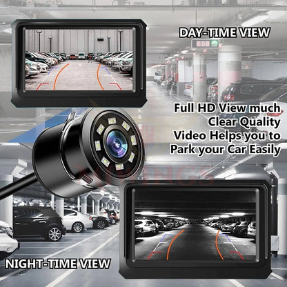 Generic Car Rear View Backup Camera 170 Wide Angle Hd Cmos Auto Parking Assistance Reverse (Black)