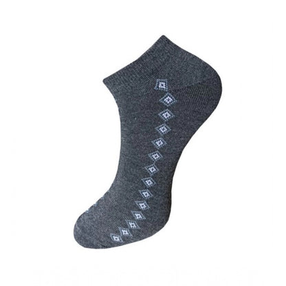Generic 3_Pair Set Unisex Casual Cotton Printed Ankle Length Socks (Multicolor)