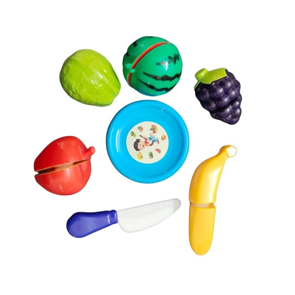 5_Pcs Set Cutting Fruits  |   Plastic  |   Toys| 1+ Years