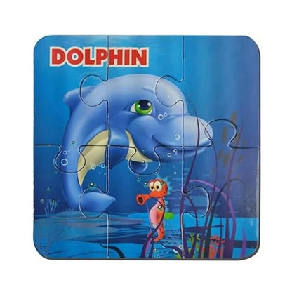 3_Pcs Set Water Animal Puzzle | Cardboard | Educational Toys | 3+ Years
