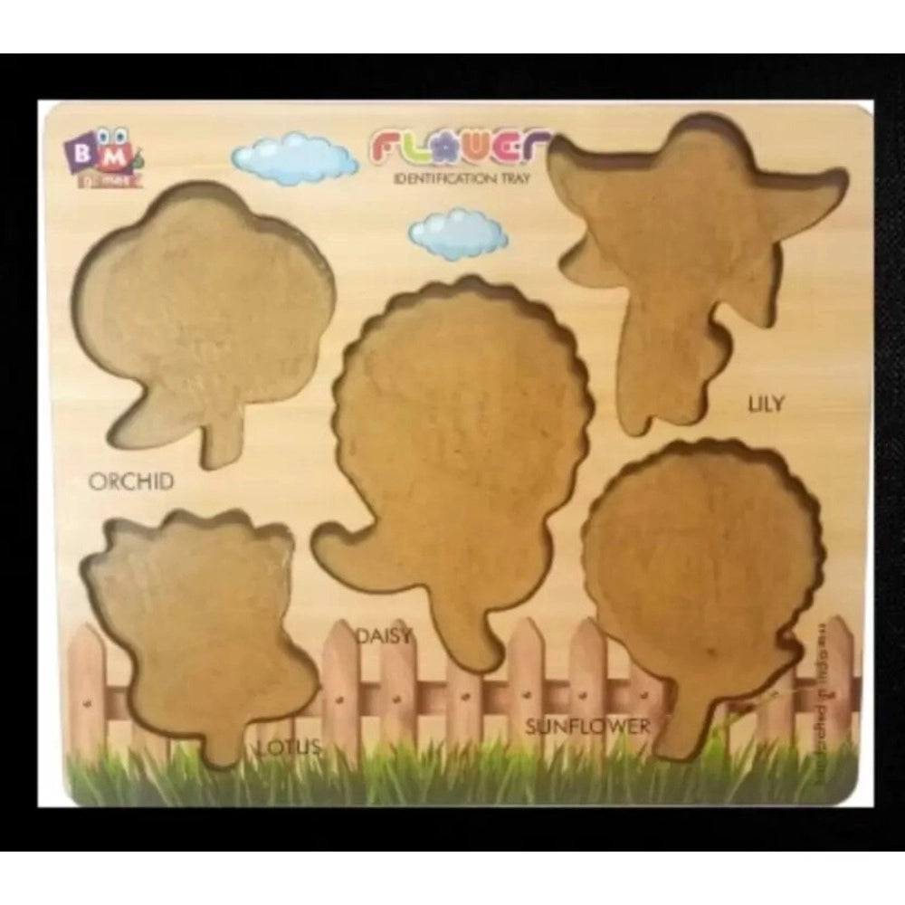 Wooden Puzzle - Flowers | Wood | Educational Toys | 3+ Years