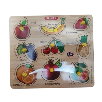Wooden Puzzle - Fruits | Wood | Educational Toys | 3+ Years