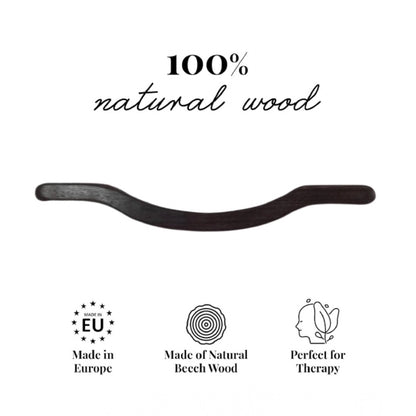 Generic Wood U Shape Massage Tools (Brown)