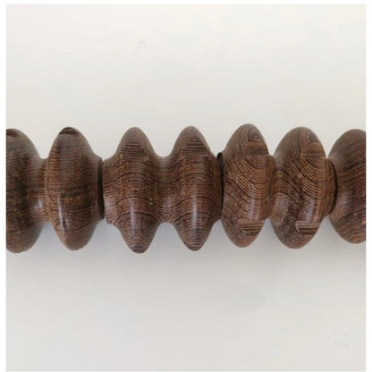 Generic Wood Wheel Roller Scraping Tool (Brown)