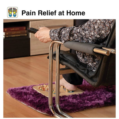 Generic Wood Point Foot Massager For Reflexology Trigger Feet  (Wood)