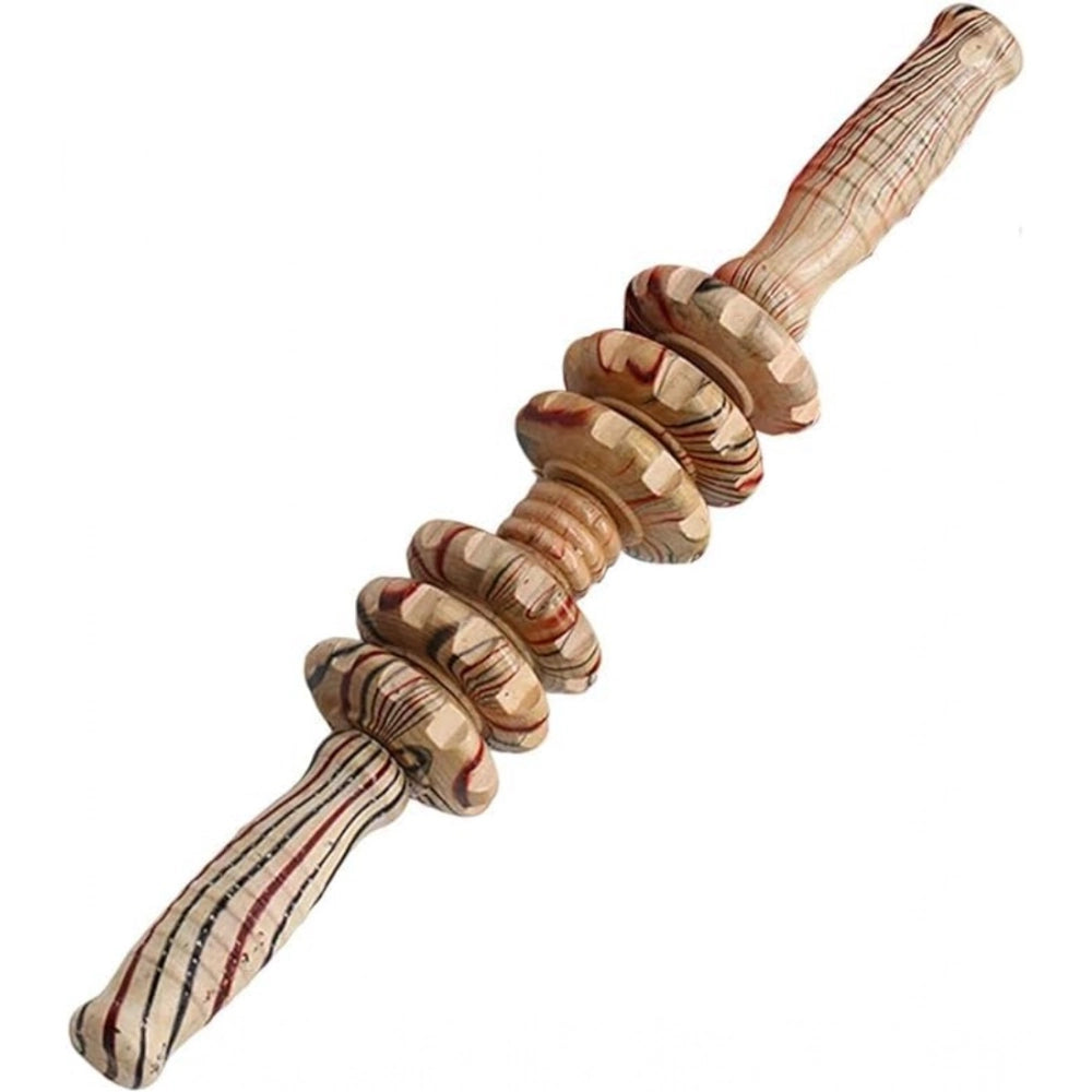 Generic Wood 7 Wheel Roller Gua Sha Gym (Wood)