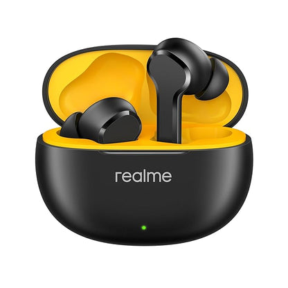 realme Buds T110 Bluetooth Truly Wireless in Ear Earbuds with mic, AI ENC for Calls, Google Fast Pair, 38 Hours Total Playback with Fast Charging (Punk Black)
