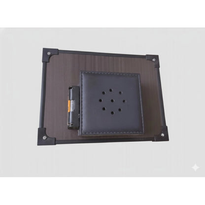 Generic Wooden Tirupati Balaji Padmavati Venkateshwara Swamy Table Top Devotional Player (Multicolor)