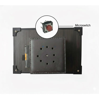 Generic Wooden Macca Madina Haj Table Top "Allah Hu Akbar" Player (Multicolor)