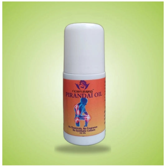 Generic Devi Herbal Pirandai Pain Relief 50 ML Oil - Natural, Chemical-Free Oil