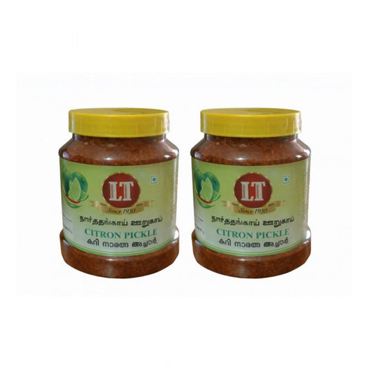 Generic Pack of_2 500GM LT Citron Pickle Traditional Digestive Side Dish (Red)