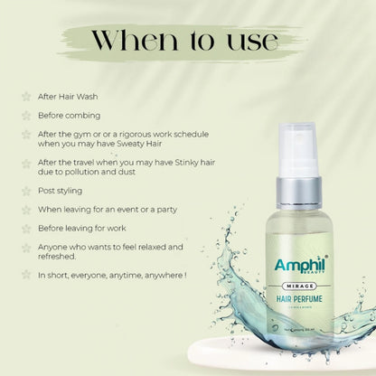 Generic Amphil beauty Mirage Unisex Hair perfume 60 ml | Alcohol Free | Water Based | Paraben Free
