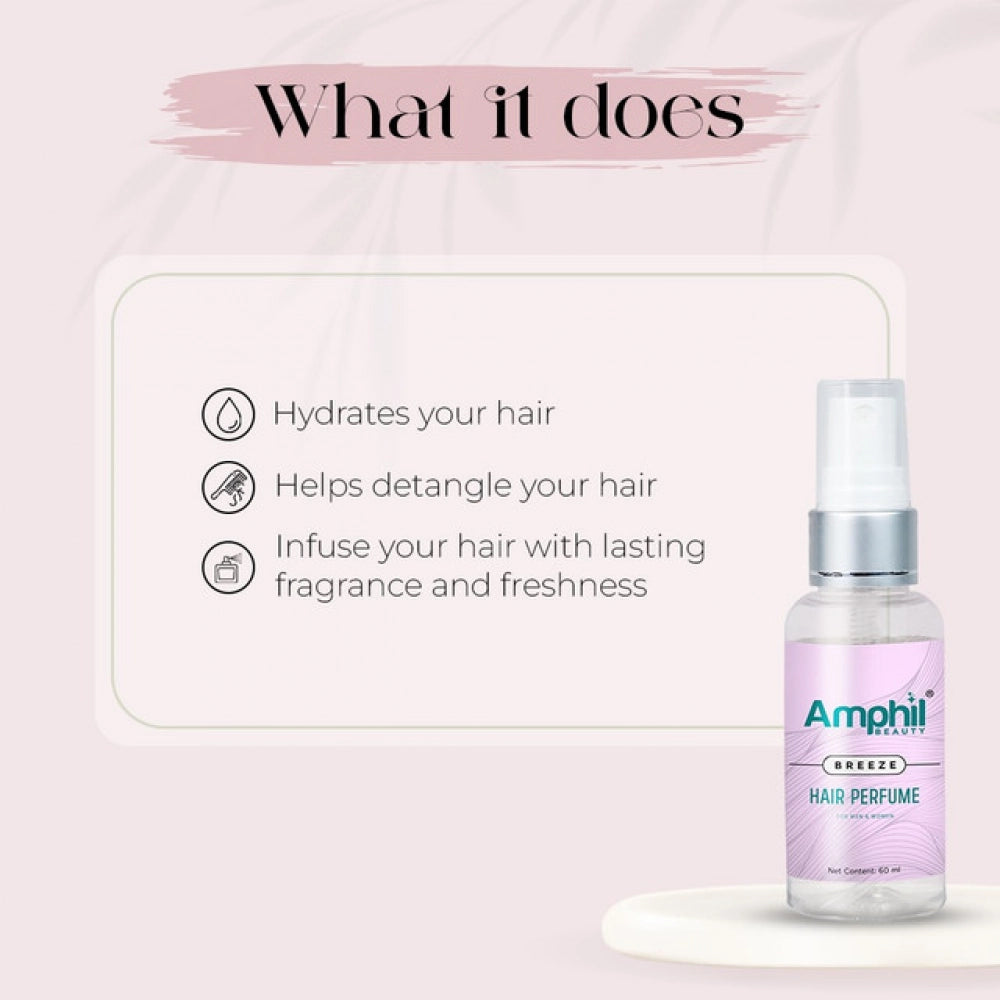 Generic Amphil beauty Breeze Unisex Hair perfume 60 ml | Alcohol Free | Water Based | Paraben Free