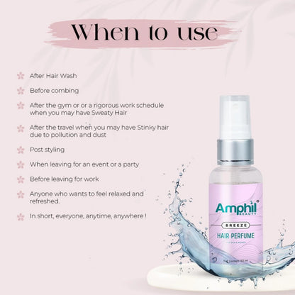 Generic Amphil beauty Breeze Unisex Hair perfume 60 ml | Alcohol Free | Water Based | Paraben Free