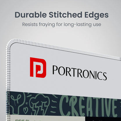 Comfipad 2 - Mouse Pad - Windows Shortcuts | Non-Slip Base | Stitched Edges | Extended Size