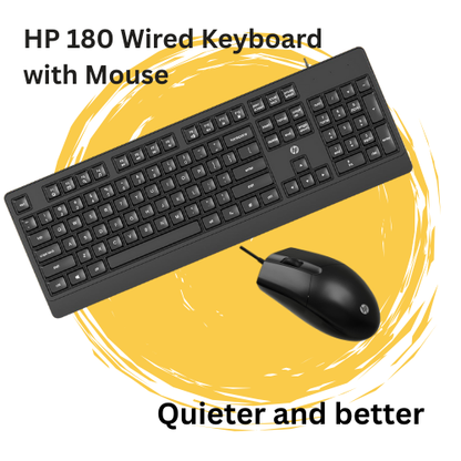 HP KM180 Wired Keyboard and Mouse Combo