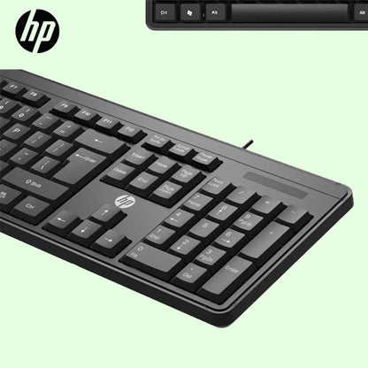 HP K100 Wired Keyboard USB Plug & Play Setup, LED Indicators