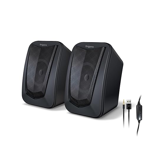 FINGERS FunBeats 2.0 Speaker | USB Powerd Stereo 2.0 Speaker