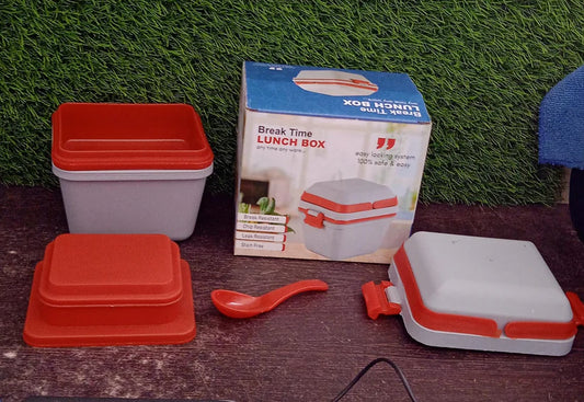 2144_travelling_lunch_box  Airtight Lunch Box with Handle & Push Lock