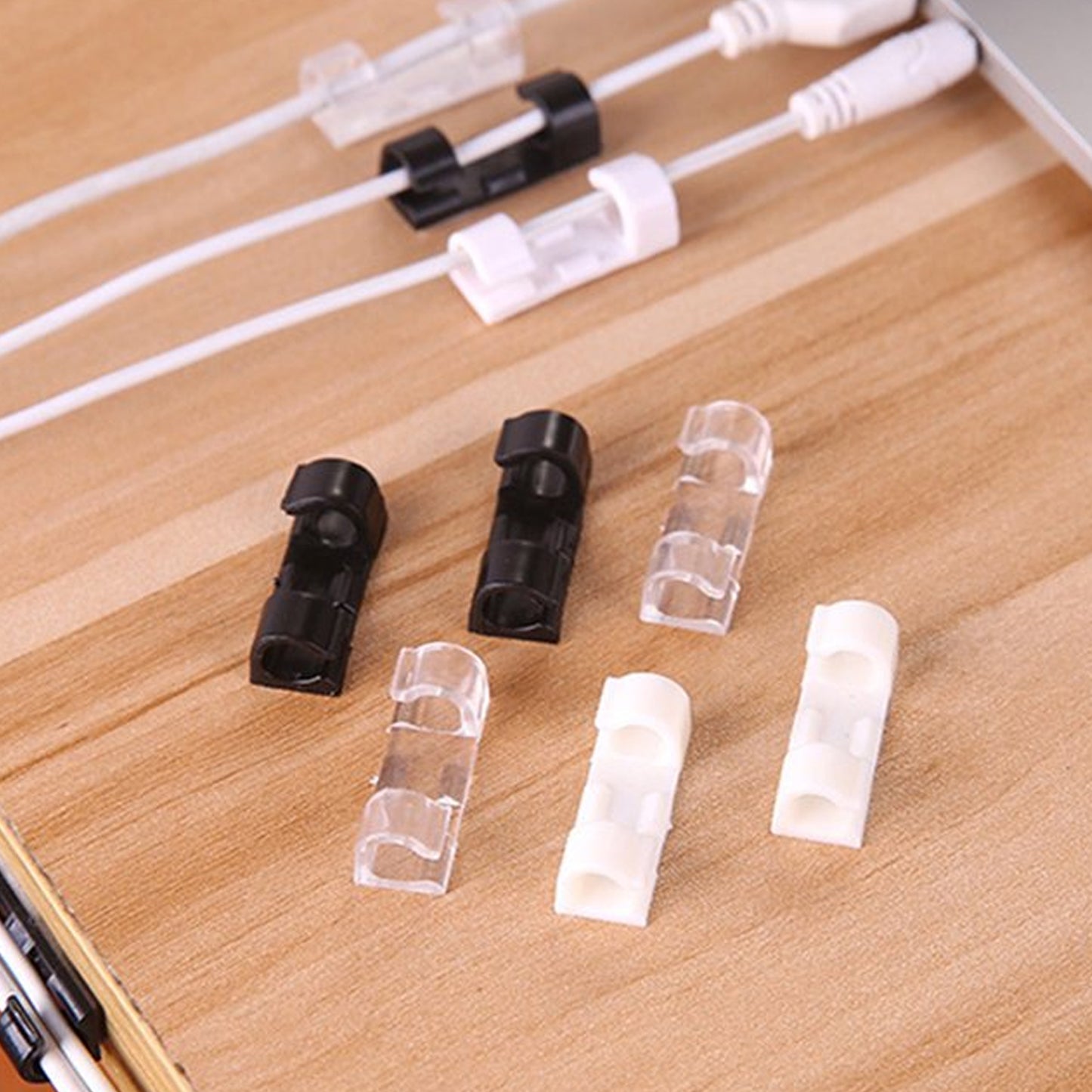 Plastic Clips Cable Manager (20 Pcs Set)