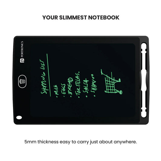 Ruffpad 8.5E | Monocolor LCD | One-Tap Erase | 8.5 Inches Screen | Smart Lock